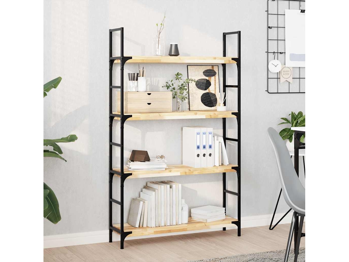 2 Pcs Estante Parede | Prateleira De Parede | Estante Flutuante 100x20x4cm Acácia Maciça Não Tratada