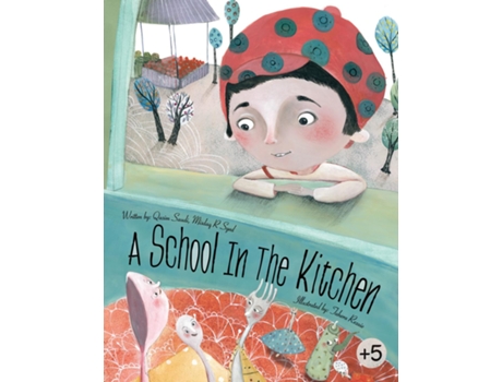 Livro A School In The Kitchen de Qasim Saudi (Inglês)