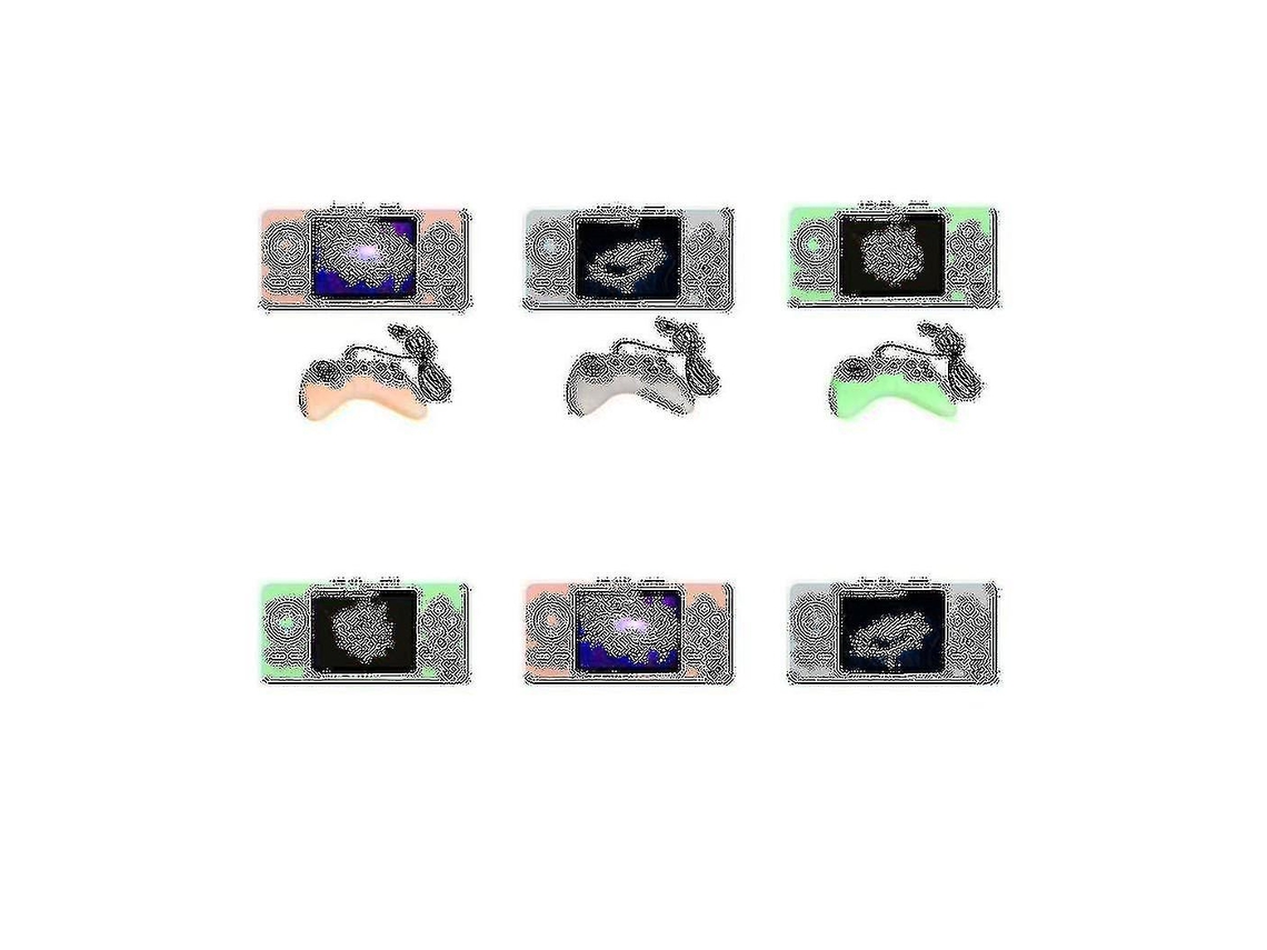 Console De Jogos 520, Controle De Jogo Retrô, Tela De 2,4 Polegadas, Player De Jogos Portátil, Modo Para Duas Pessoas Ly Ebike (a)