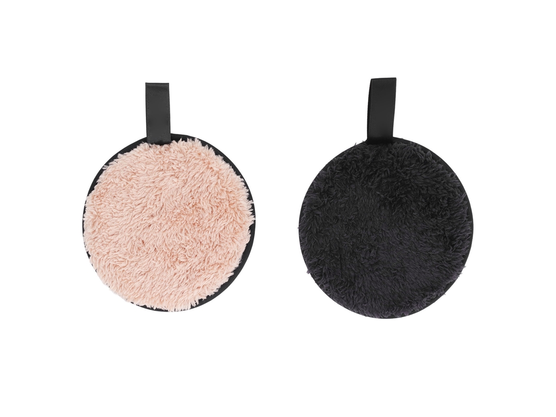 Esponjas redondas para maquiagem e discos de limpeza facial macios para remoção de maquiagem e limpeza da pele.