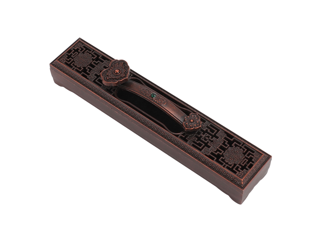 Queimador De Incenso 15cm De Cobre Elegante Para Meditação E Yoga