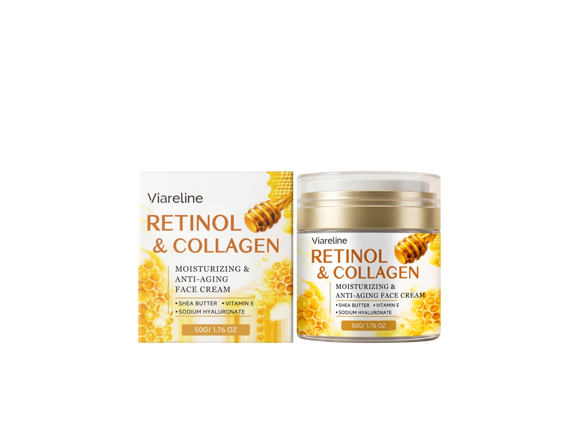Creme Hidratante Com Retinol Viareline Hidrata Profunda Textura Leve E Fresca