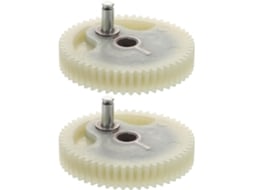 Kit De Peças Para Compressor De Ar Automotivo Com 2 Engrenagens De Plástico Bege.