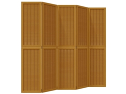 Room Divider, Room Dividers Vidaxl Marrom Madeira (40 X 180 Cm)