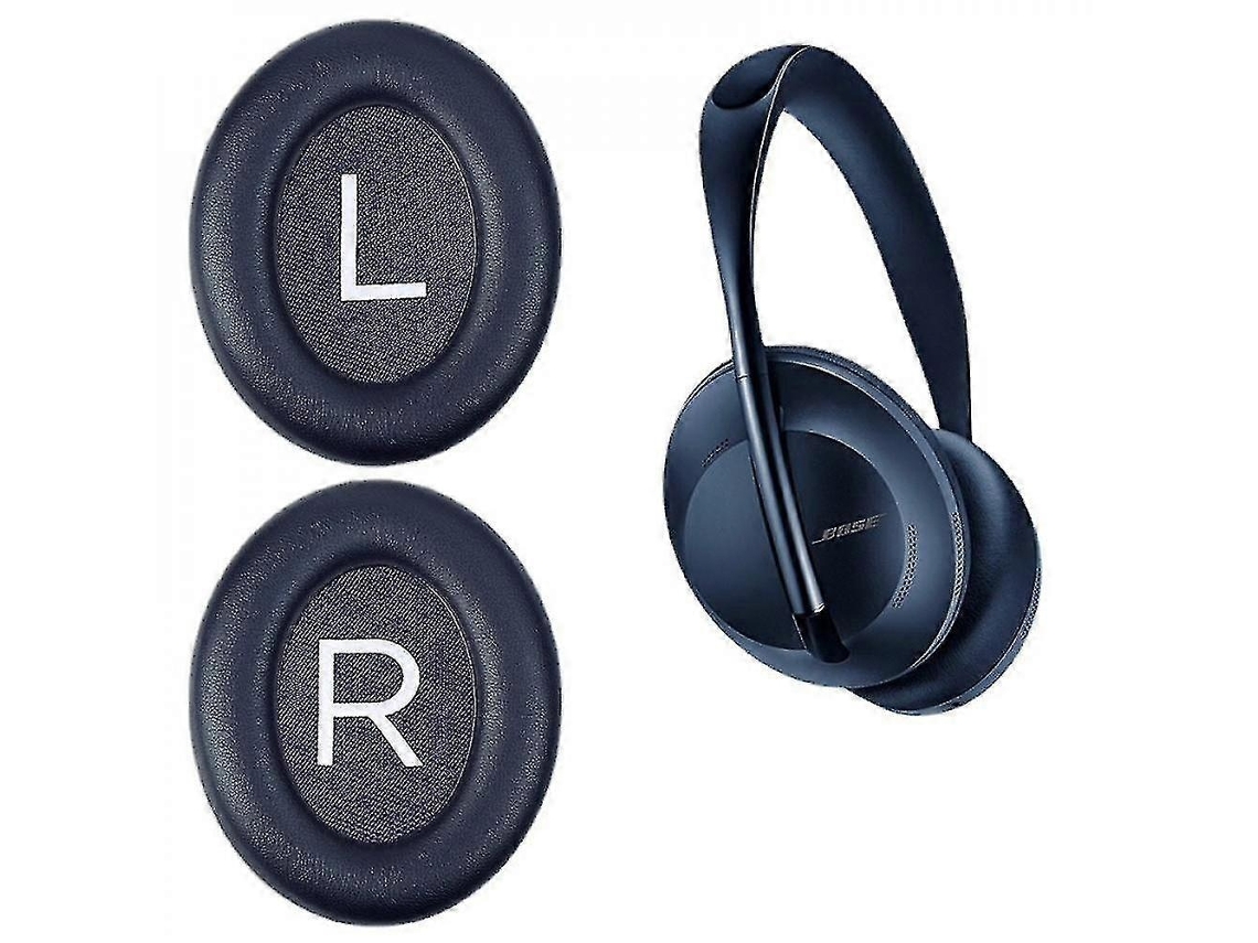 Almofadas Auriculares De Substituição Para Cancelamento Ruído Bose 700 Em Couro Sintético Quantidade 1 Par Com Isolamento De Ruído Preto Lurelia
