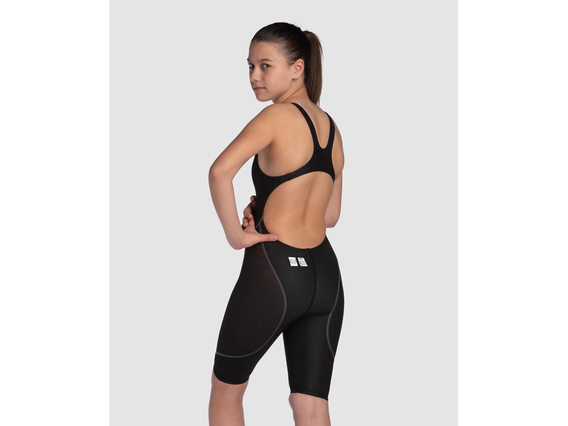 Fato de Banho de Menina para Natação ARENA Powerskin St Next Preto (8/9 anos)