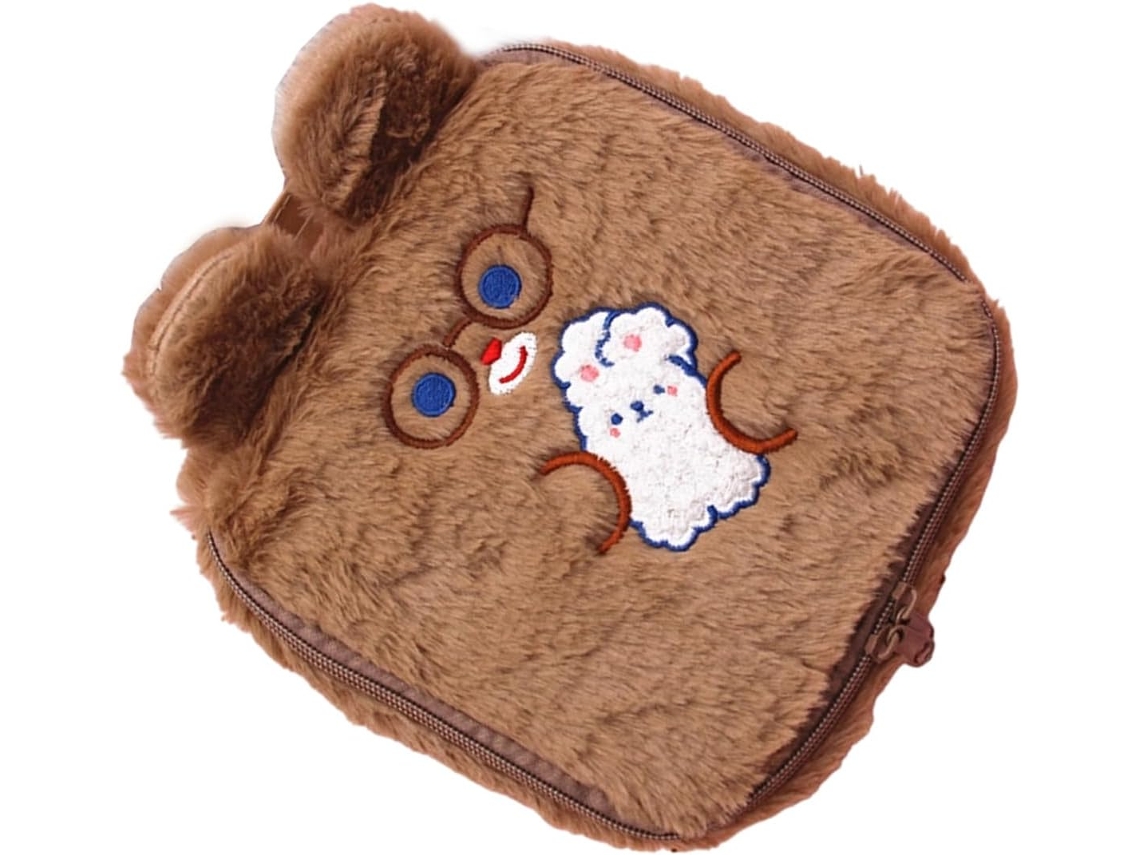 Nécessaire SFUSHOS com zíper em formato de urso