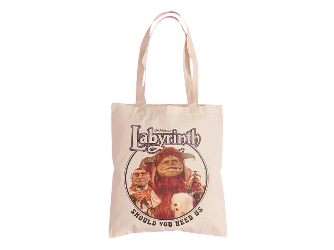 Bolsa Tote Labyrinth Should You Need Us, Tamanho Único, Cor AQUAFORGE