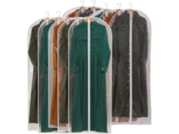 Conjunto De 10 Capas Protetoras Para Roupas, 60x140cm, Respiráveis ​​e À Prova Poeira, Ideais Guardar Vestidos E Jaquetas Longas Inverno.