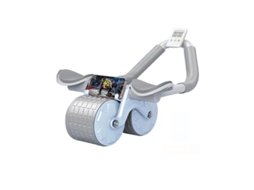 Rolo abdominal Slowmoose com rebote automático e suporte para cotovelo