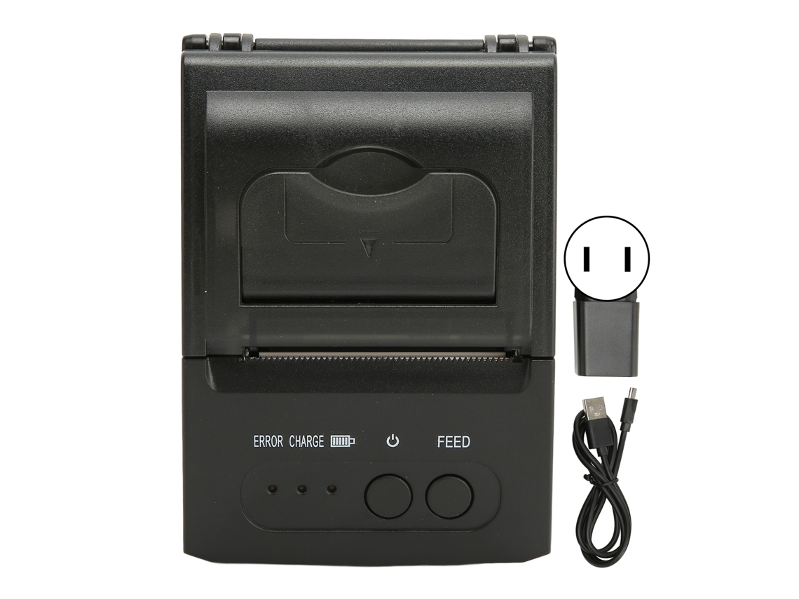 Bateria Para Impressora Elysve, Térmica, 2000 Mah, 100 A 240 V, Compatível Com Android, Ios, Windows