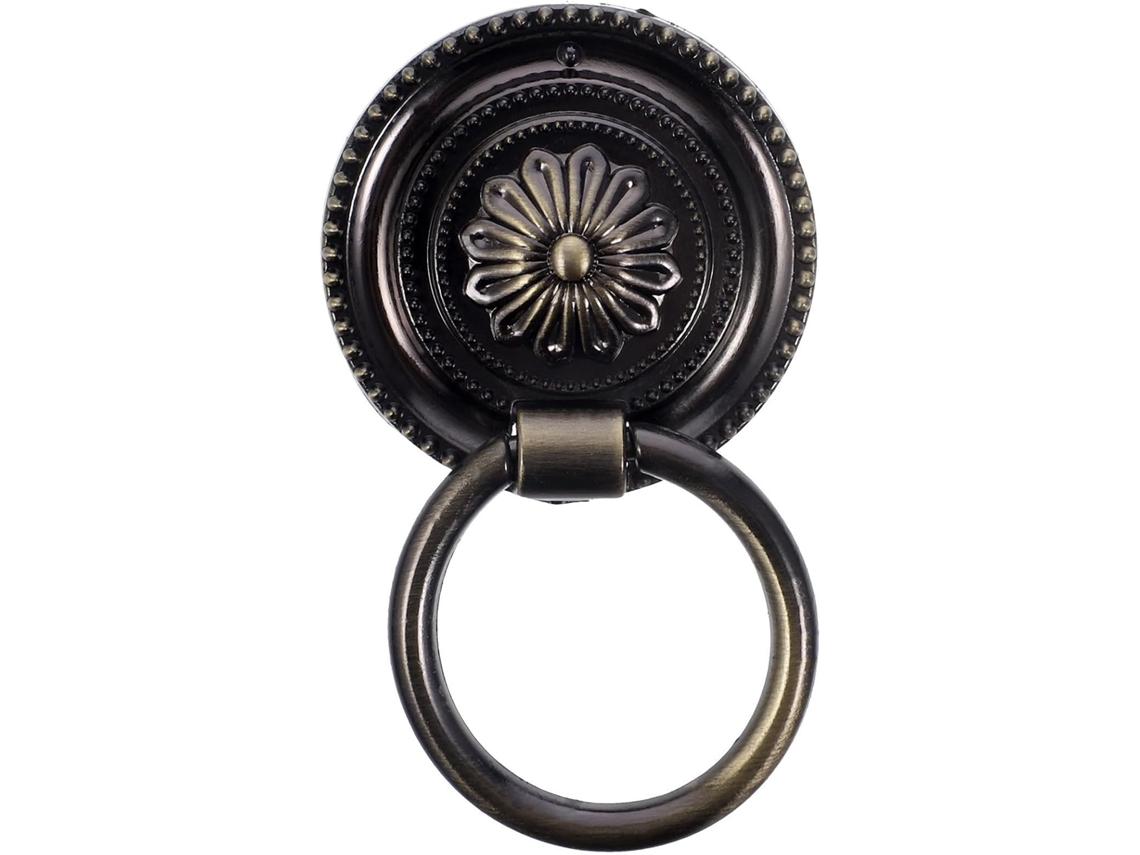 Puxador Único Nuobesty Para Gaveta, Em Latão Dourado Estilo Vintage, Para Portas De Armários E Design Em Anel