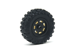 Valor Negativo 3.6mm Tamanho 4pcs Pneus Atualizados Aros Roda Latão 0.7'' com Esponja para Axial Scx30 1/30 Carro Rc Peças MDUG