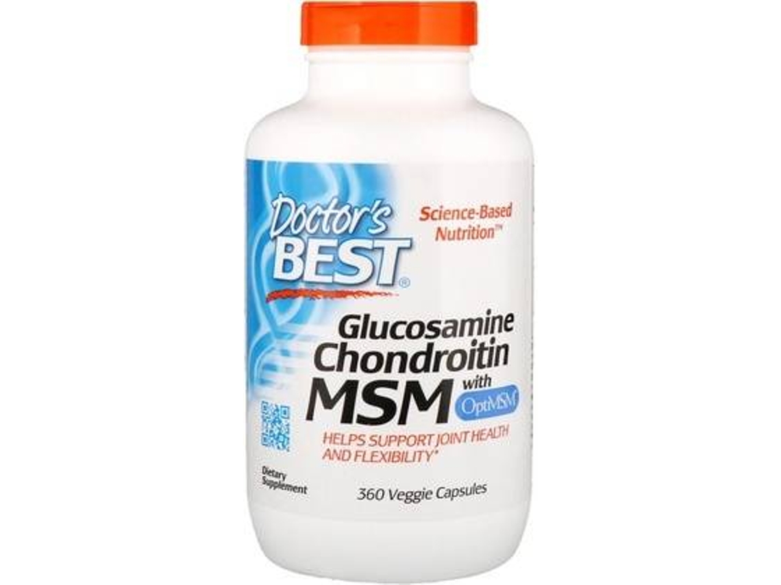 Suplemento Alimentar DOCTOR'S BEST Glucosamina Condroitina Com Opti (360 cápsulas)