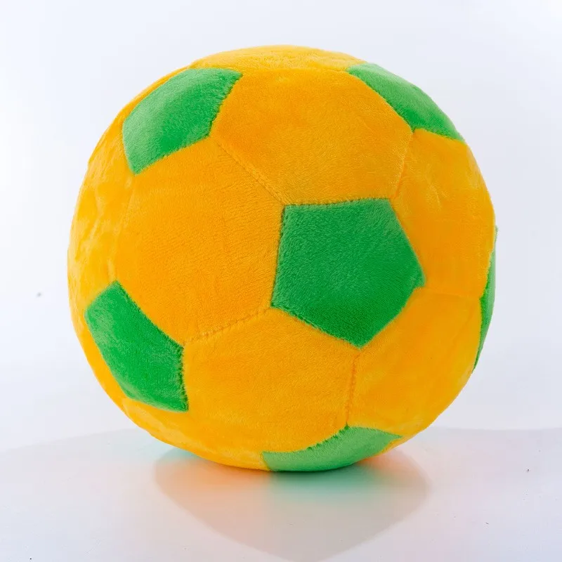 Bola De Futebol De Pelúcia (amarela, 25 Cm), Uma Ótima Opção De Presente De Aniversário.