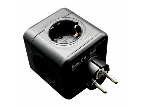 Extensão Com 5 Tomadas Sem Interruptor Fbright Preto 3680 W