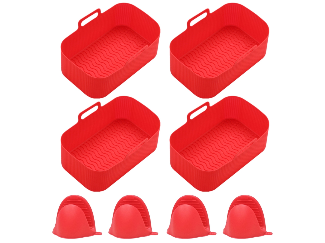 Forro de Silicone para Cesta de Air Fryer Reutilizável Acessórios para Air Fryer NEVEANCE