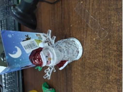 Presente De Natal Lumínico Colorido Com Bateria Botão Ag10
