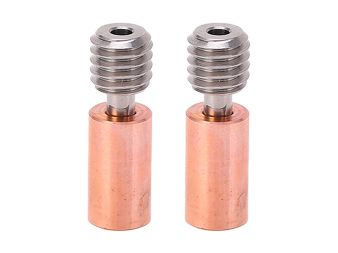 Tubo Heatbreak De Titanio Com Design Em Rama Para Impressora 3d Ender 3 S1 Aço De Cobre M6