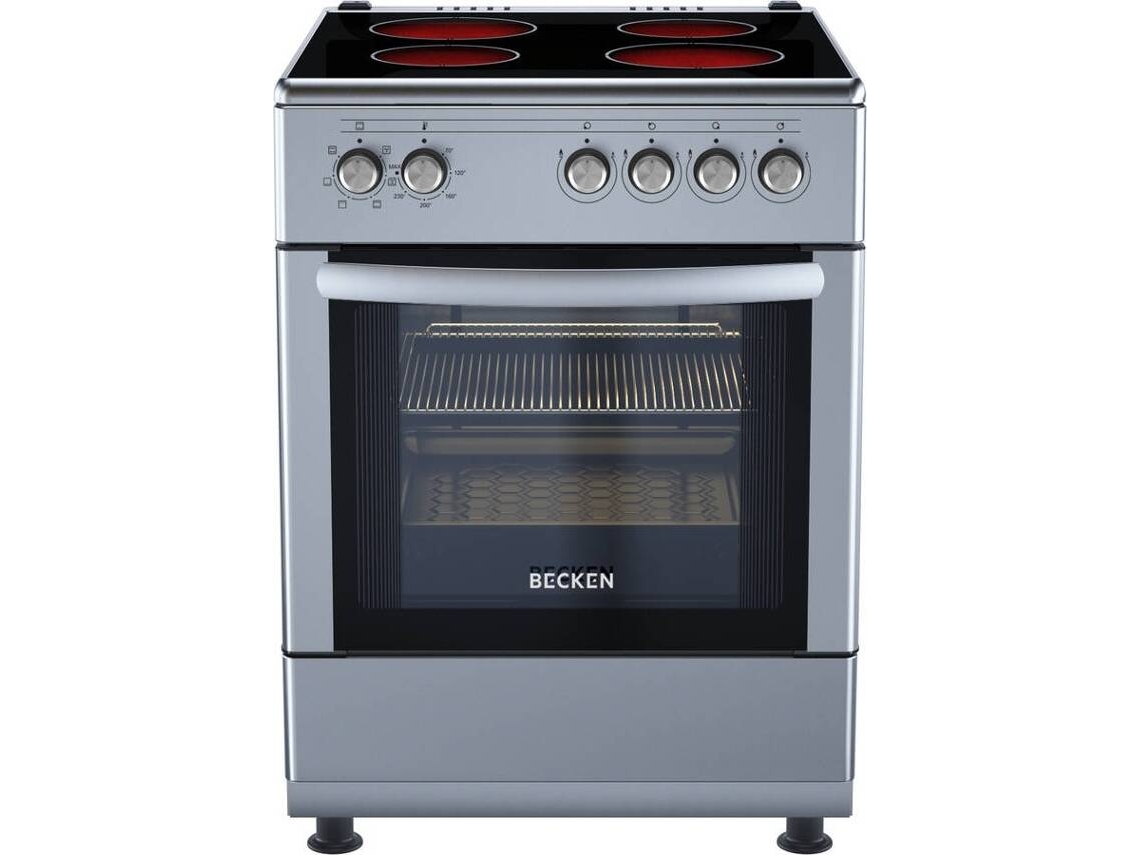 Fogão BECKEN BFE4510N IX (64 L - Elétrico de Vitrocerâmica - Inox)