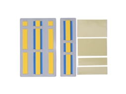 Organizador De Plywood Portátil Anexável A Notebook Amarelo