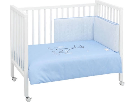 Conjunto Colcha  Be Giraffe Azul (2 Ps - 70x140 cm)
