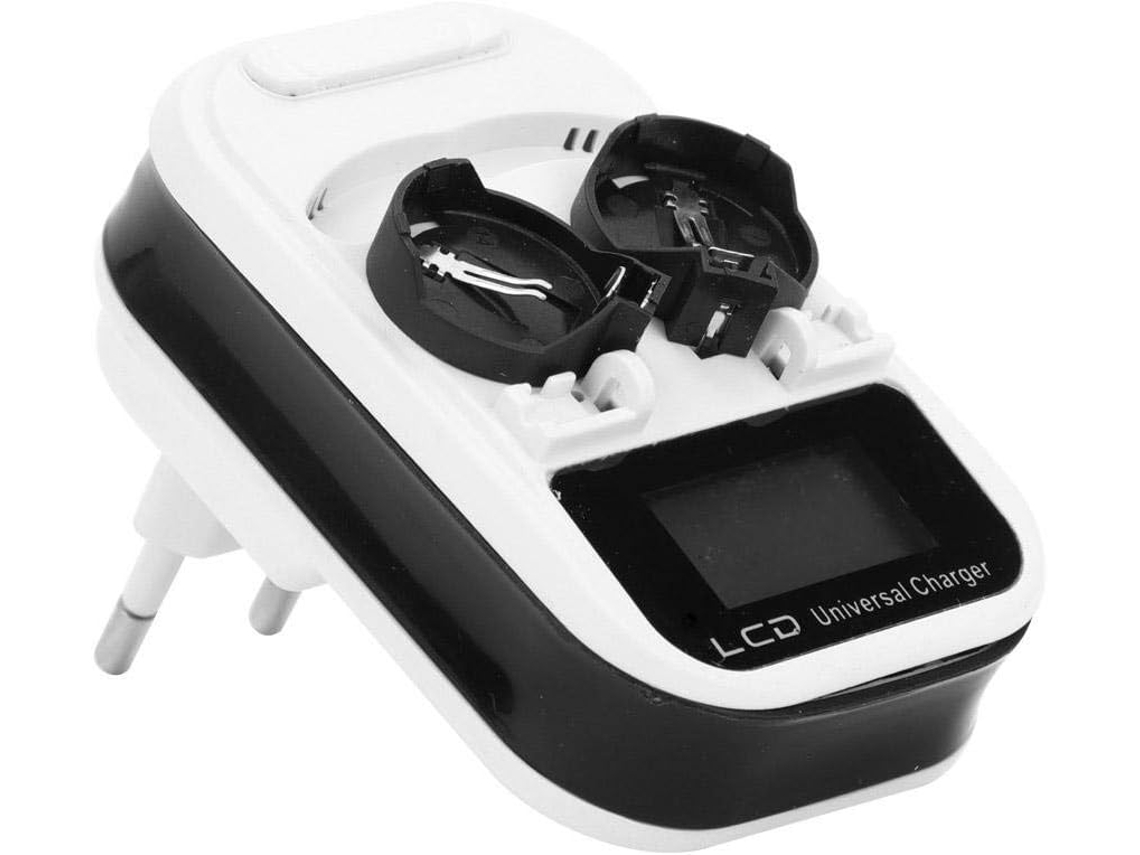 Lurelia Carregador De Bateria 100-240v 50/60hz 240v 60hz 1a Para Baterias De Lítio Com Visor Lcd