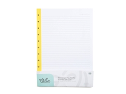 Recarga Papel A4 Pautado Para Caderno Smart Talia
