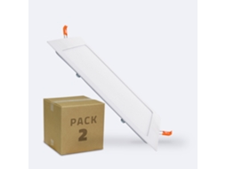 Placa Led 18W Quadrada Superslim Corte 205X205 Mm Pack de 2 Unidades