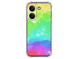 Capa Tumundosmartphone De Silicone À Prova De Choque Para Xiaomi Poco X8 Pro 5g Com Estampa Em Aquarela 3 Desenhos