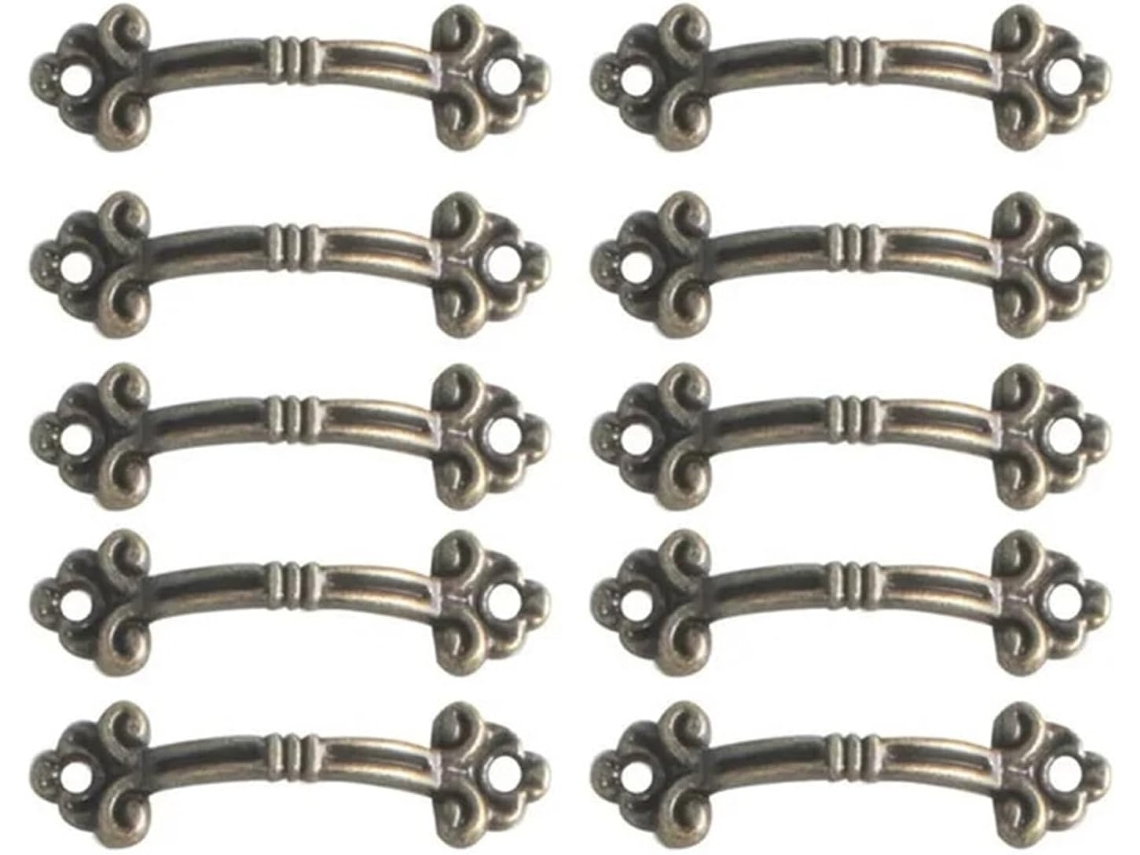 Conjunto de 10 Puxadores Gaveta 14 Mm S/MARCA