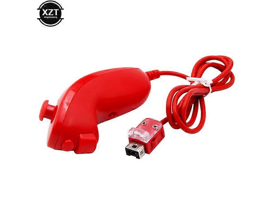Controle Nunchuck Para Nintendo Wii, 5 Cores, Alça Curva Para Jogos, Acessório Para Gamepad Wii Hengjian