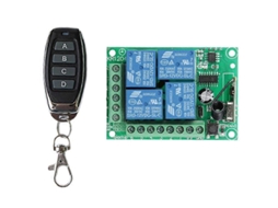 Comando À Distância Para Dc 12v 4ch 4 Ch Sem Fios Rf Luz Interruptor Radio Receiver Module+transmitter Garage Do