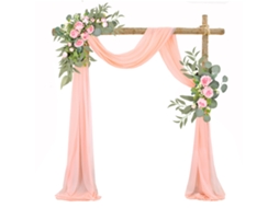 Drapery de Arco de Casamento Decoração de Arco