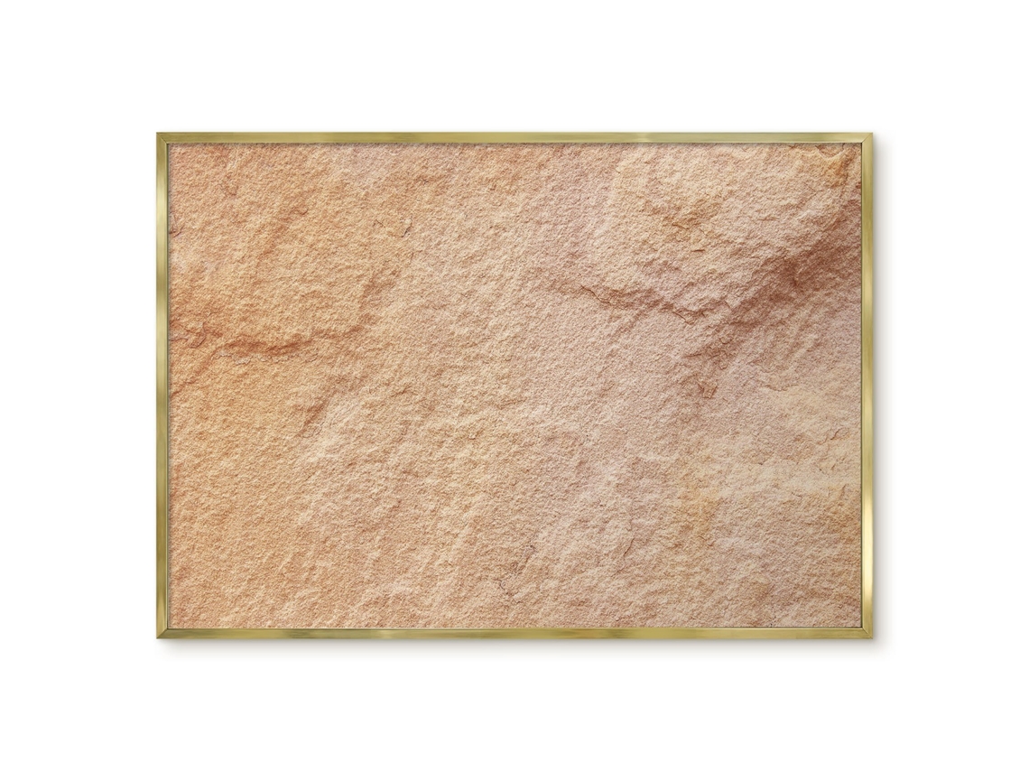 Magnetic Board Wooden Texture For The Living Room Espelharte (100x70 Cm)