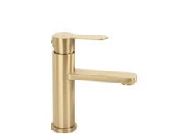 Grifo de Lavabo REA Arcos Brush Gold Low 9,8 X 20 X 18,5 Cm