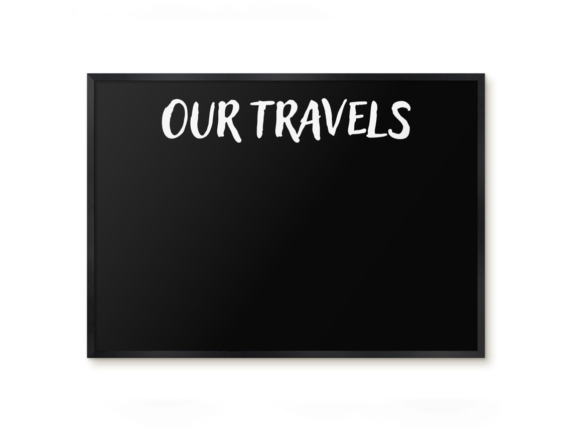 Magnetic Wall Board Our Travels For The Office Espelharte (70x50 Cm)