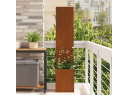 Vidaxl Tela De Privacidade Para Jardim Ferro Enferrujado Aço Corten