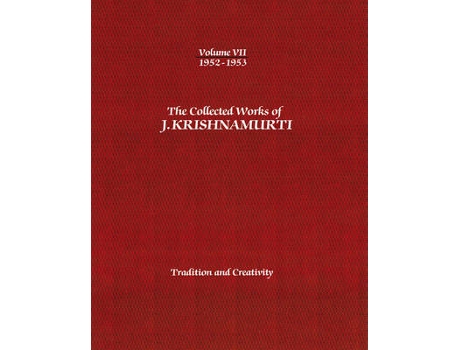 Livro the collected works of j.krishnamurti - volume vii 1952-1953 de j. (j. krishnamurti) krishnamurti (inglês)