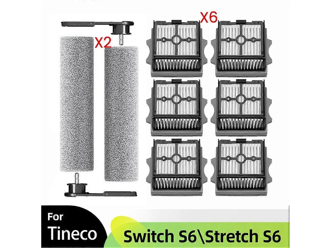 Acessórios Para Aspirador De Pó E Água Tineco Floor One Switch S6/stretch S6: Escova Rotativa, Filtros Hepa E Outros Acessórios._glo