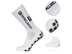 4 Pares de Meias de Futebol Business com Grippers para Corrida e Esportes S/MARCA