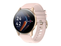 Smartwatch feminino de tecido amoled touch de 1,32 polegadas com monitor de frequência cardíaca Sono Pedômetro IP68 À Prova Bestvite