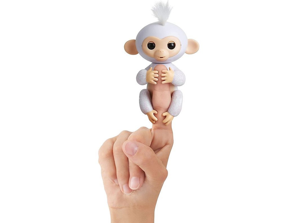 2026 fingerlings Macaco Glitter Sugar Branco Pet Interativo para Crianças de 5 a 16 Anos Wowwee