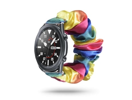 Bracelete Ticwatch Pro S ANTIIMPACTO! Pulseira Scrunchie Multicor