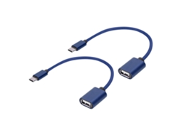Cabo Adaptador EOOCOO, Type C para USB, leitor de cartão