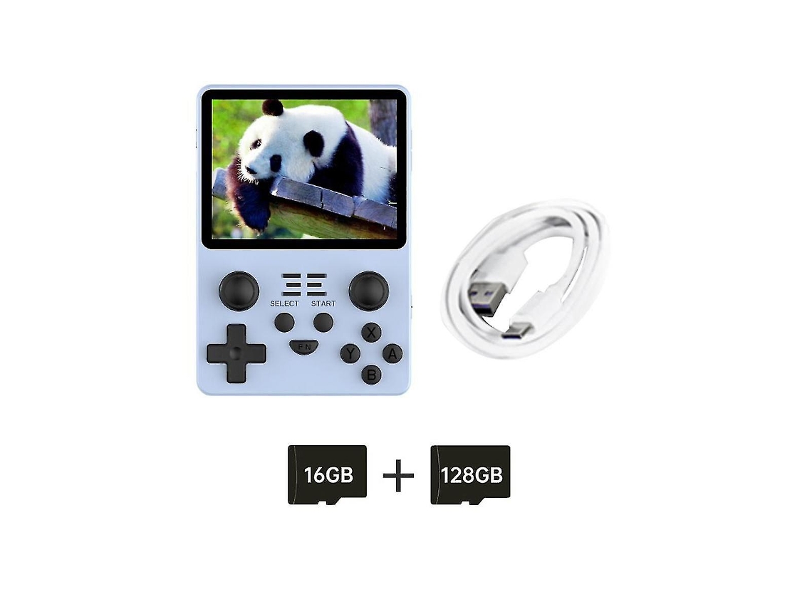 Console De Jogos Retrô Rgb20s 16g 128g Tela Ips De 3,5 Polegadas Console De Videogame Portátil Sistema De Código Aberto Ly Ebike
