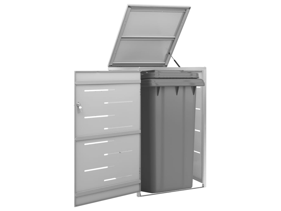 Vidaxl Abrigo Para Caixote Do Lixo 69x77,5x115 Cm Aço Inoxidável