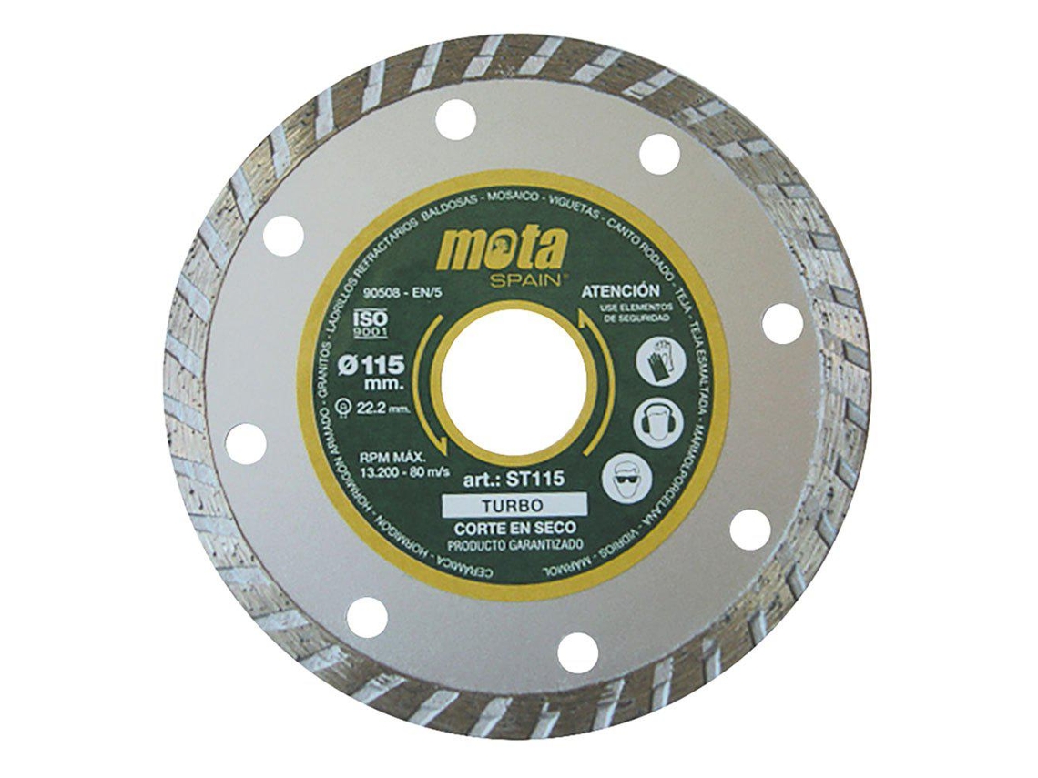 Mota Herramientas Disco Turbo Diamond Ss230P 230X22.23 Mm