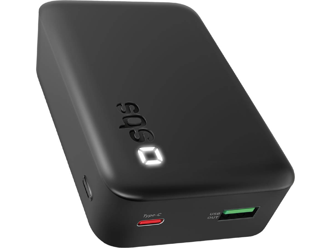 Powerbank SBS  de Alta Densidade 20 W (20.000 mAh - USB-C e USB-A)