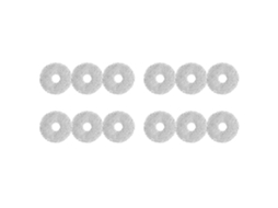Conjunto De 12 Panos De Limpeza De Substituição Para Aspirador Robô Dreame Bot L10s Ultra/ S10/ S10 Pro_ptg